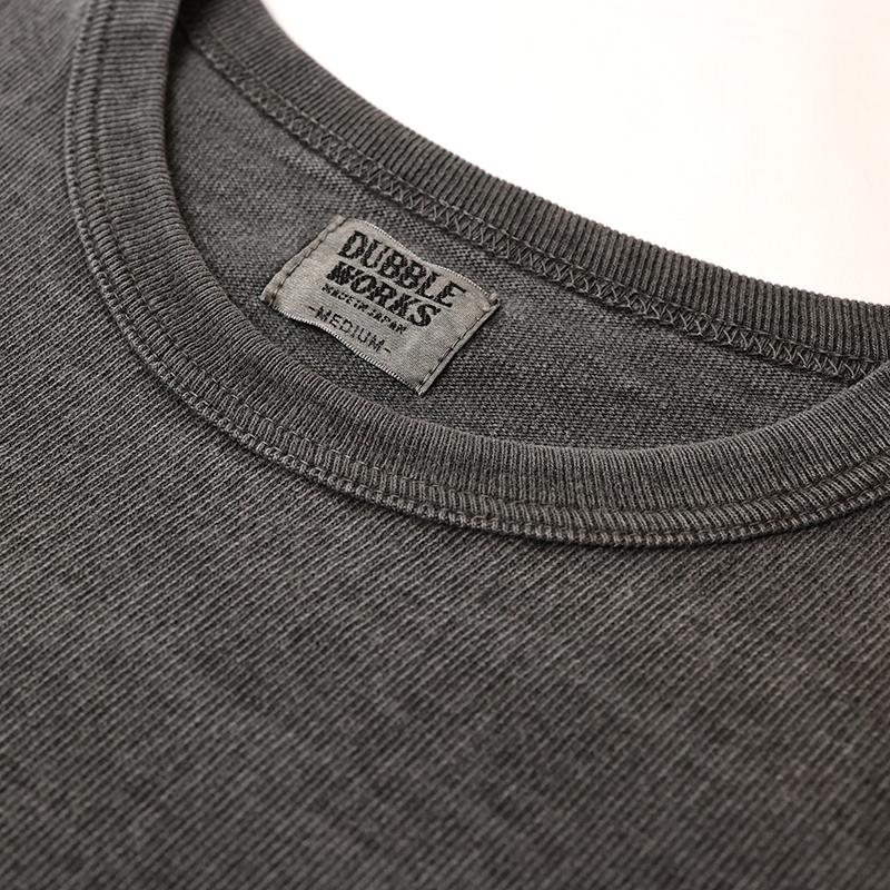 DUBBLE WORKS/ダブルワークス　ヘヴィーウェイト長袖ピグメントTシャツ