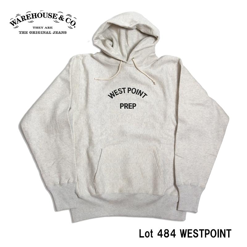 WAREHOUSE/ウェアハウス　Lot 484 WESTPOINT　プルオーバースウェットパーカー