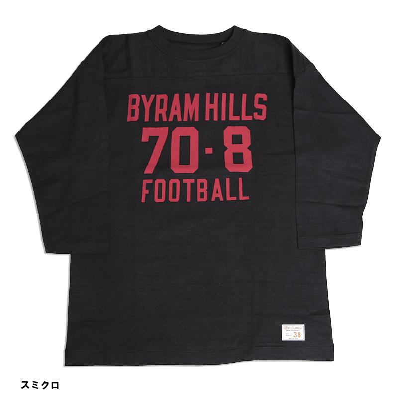WAREHOUSE/ウェアハウス 7分袖 F.B.TフットボールTシャツ BYRAM