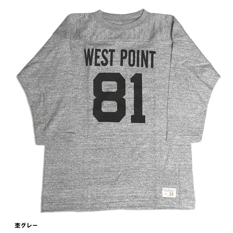 Warehouse ウェアハウス フットボールTシャツ （7分袖）カーキ 楽天市場】WAREHOUSE ウエアハウス 7分袖 フットボール Tシャツ