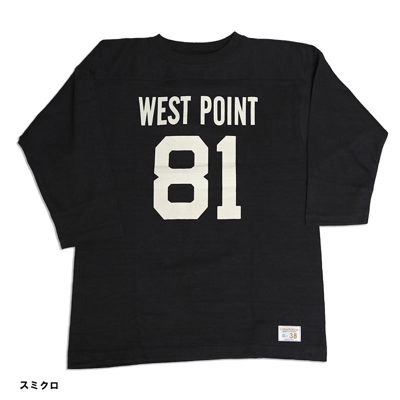 WAREHOUSE/ウェアハウス 7分袖 F.B.TフットボールTシャツ WEST