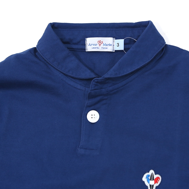 Arvor Maree/アルボーマレー 8分袖 セーラーポロシャツの通販