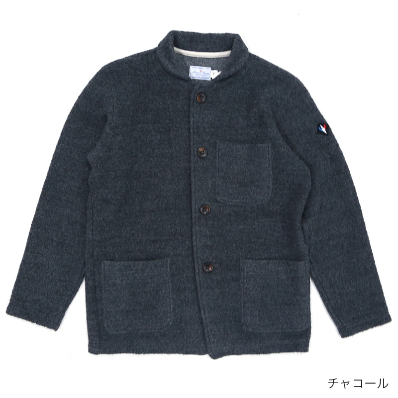 Arvor Maree/アルボーマレー ウールコットン パイルジャケットの通販