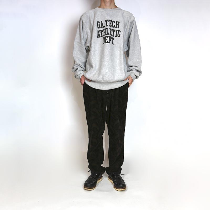 SPELLBOUND/スペルバウンド 8Wコーデュロイペイズリー柄 ワイドイージーパンツ