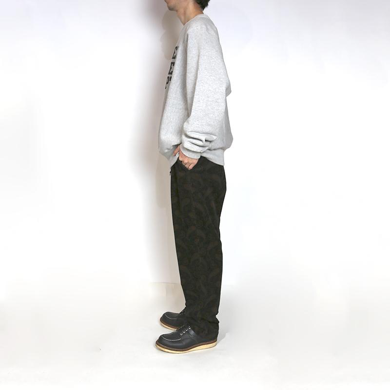 SPELLBOUND/スペルバウンド 8Wコーデュロイペイズリー柄 ワイドイージーパンツ