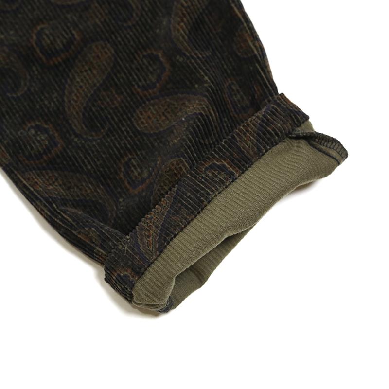 SPELLBOUND/スペルバウンド 8Wコーデュロイペイズリー柄 ワイドイージーパンツ