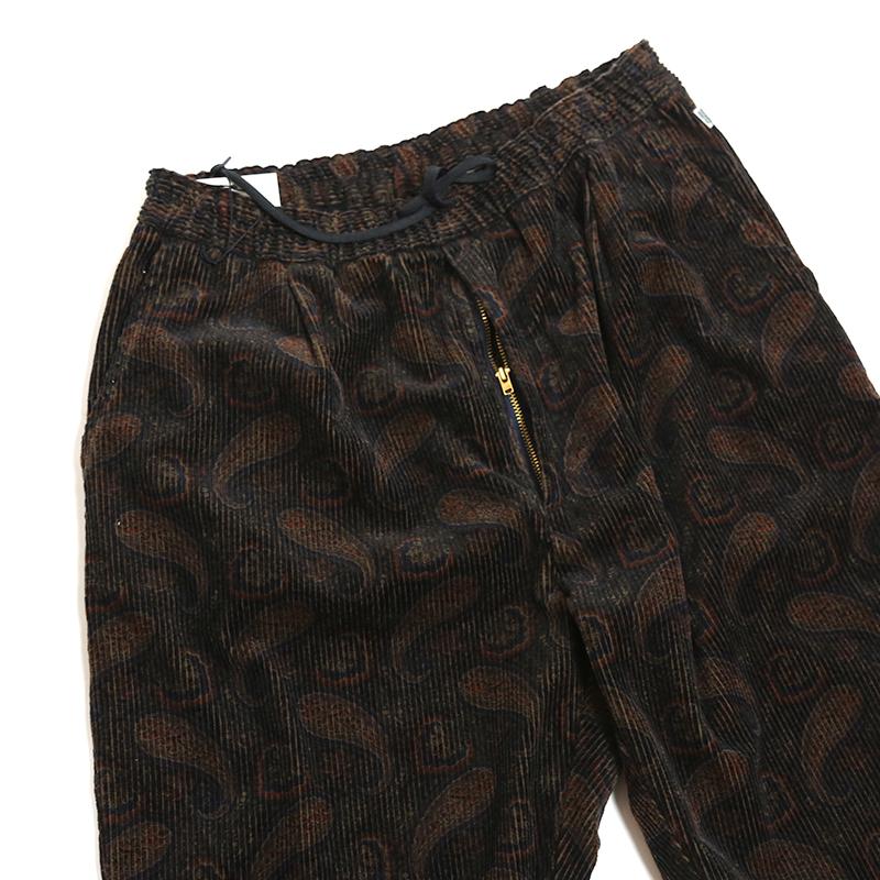 SPELLBOUND/スペルバウンド 8Wコーデュロイペイズリー柄 ワイドイージーパンツ