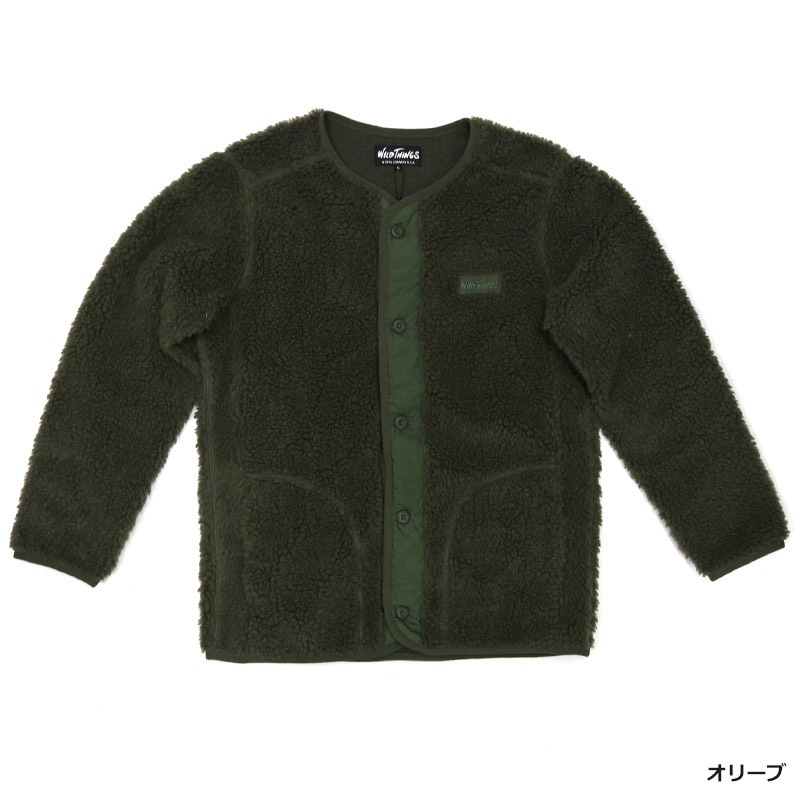 ワイルドシングス　fluffy boa カーディガン オリーブ 楽天市場】WILDTHINGS（ワイルドシングス） フラッフィー ボア