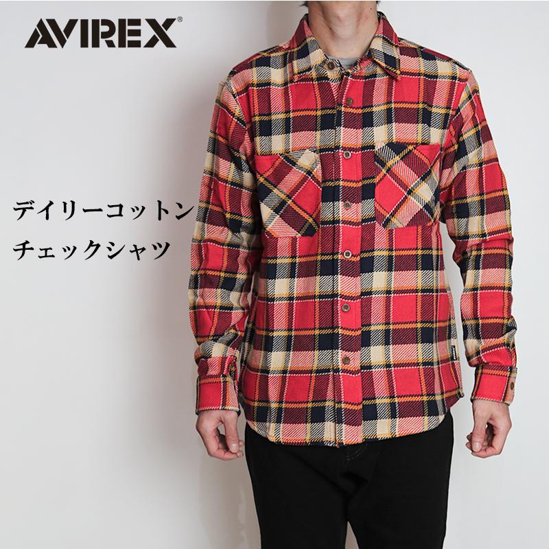AVIREX/アヴィレックス デイリーコットンチェックシャツ