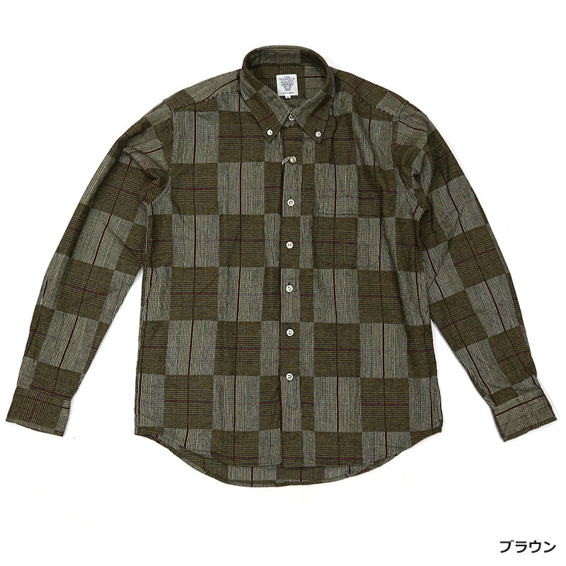 SHARKEY'S 長袖 チェックシャツ 24008