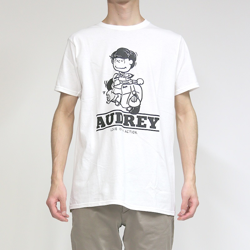 オマージュTシャツ ベスパ オードリー