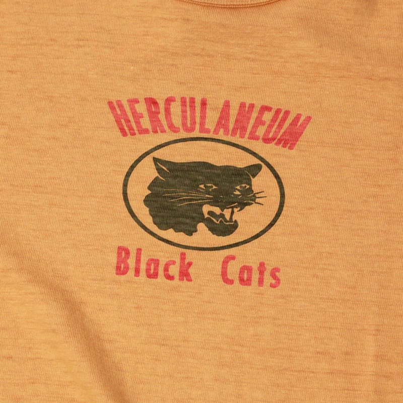 ウェアハウス Tシャツ 半袖 4601 BLACK CAT'S