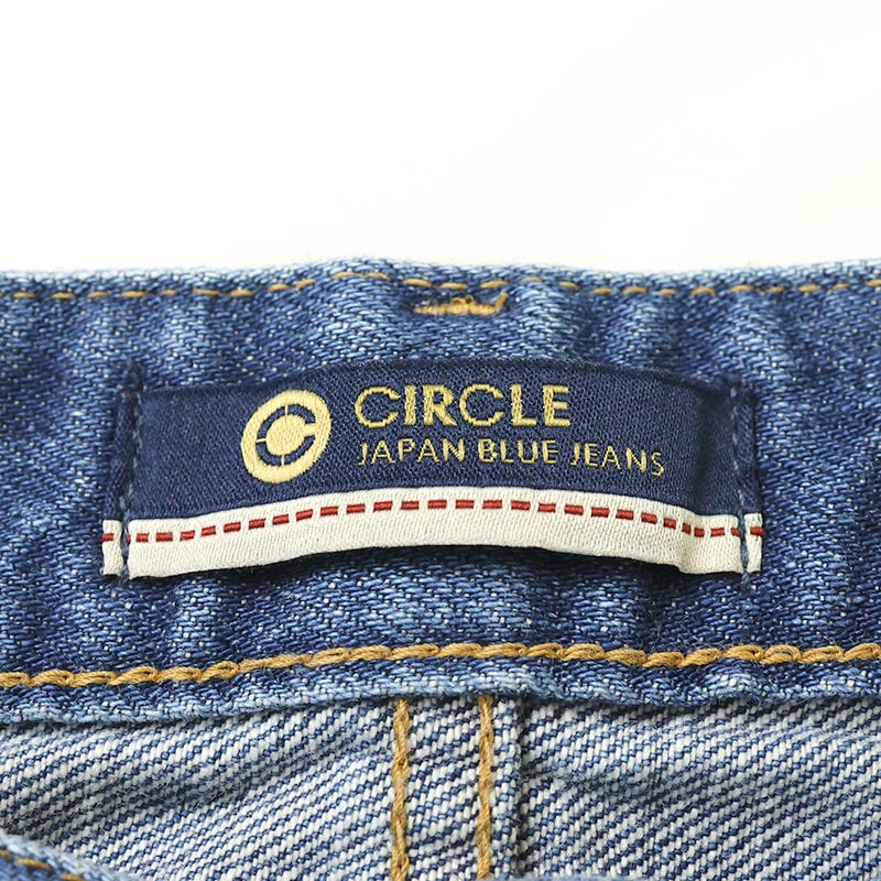 JAPAN BLUE JEANS/ジャパンブルージーンズ J404 CIRCLE クラシックストレート 12.5oz アフリカ綿セルヴィッチ Aging Wash