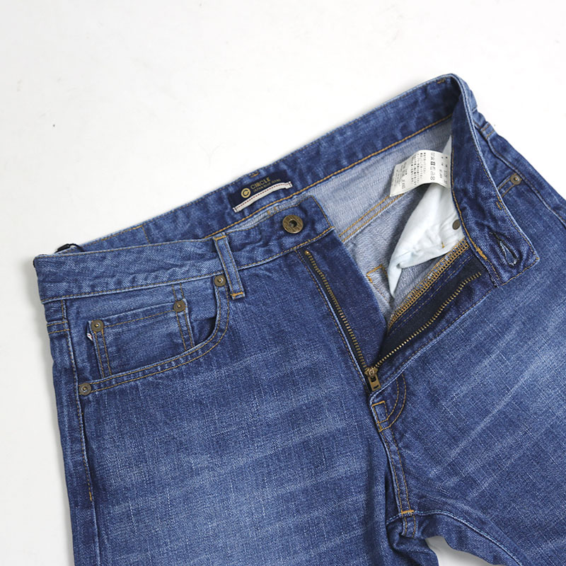 JAPAN BLUE JEANS/ジャパンブルージーンズ J404 CIRCLE クラシックストレート 12.5oz アフリカ綿セルヴィッチ Aging Wash