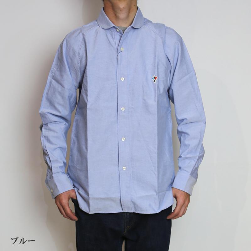 ArvorMaree/アルボーマレー セーラーカラー オックスフォードロングスリーブシャツ