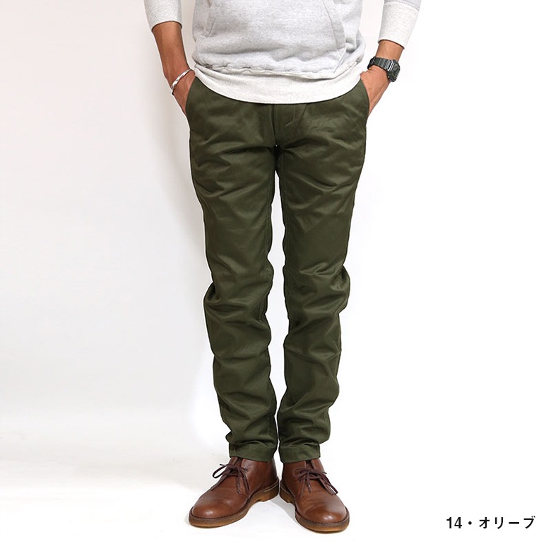FOB FACTORYナローフュージョントラウザーパンツ F0444 チノパン FOBファクトリー [F0444] ナローフュージョントラウザー