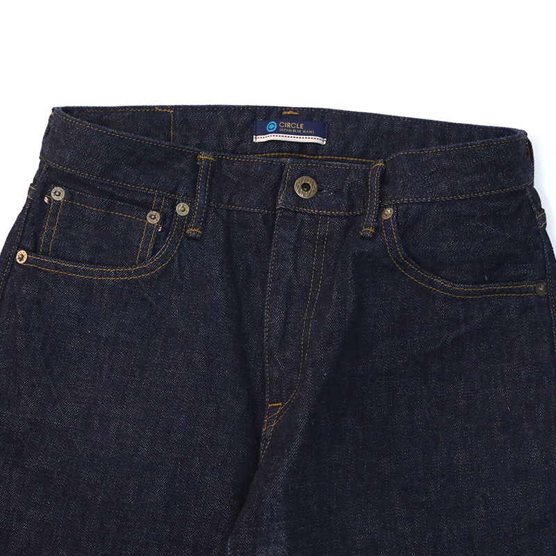 JAPAN BLUE JEANS/ジャパンブルージーンズ CIRCLE ストレート 12.5oz アフリカ綿 ヴィンテージセルヴィッチ ジッパー J304