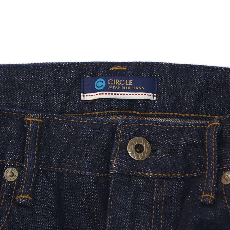JAPAN BLUE JEANS/ジャパンブルージーンズ CIRCLE ストレート 12.5oz アフリカ綿 ヴィンテージセルヴィッチ ジッパー J304