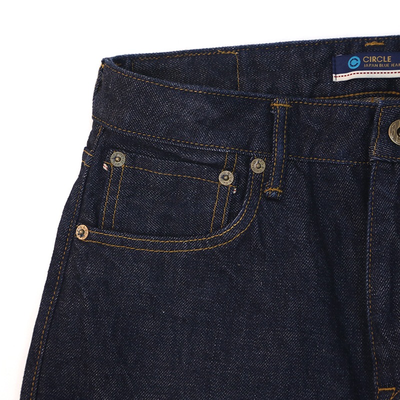 JAPAN BLUE JEANS/ジャパンブルージーンズ CIRCLE ストレート 12.5oz アフリカ綿 ヴィンテージセルヴィッチ ジッパー J304