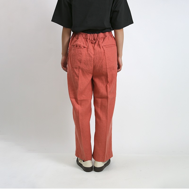 DMG/ディーエムジー リネンキャンバス ストレートイージーパンツ 14-194L