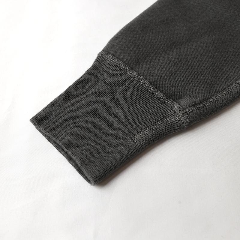 【未試着】BURNS 両Vスウェット はめ込みガゼット STANDARD” 30/7 COZUN はめ込み両Vガゼット クルーネック