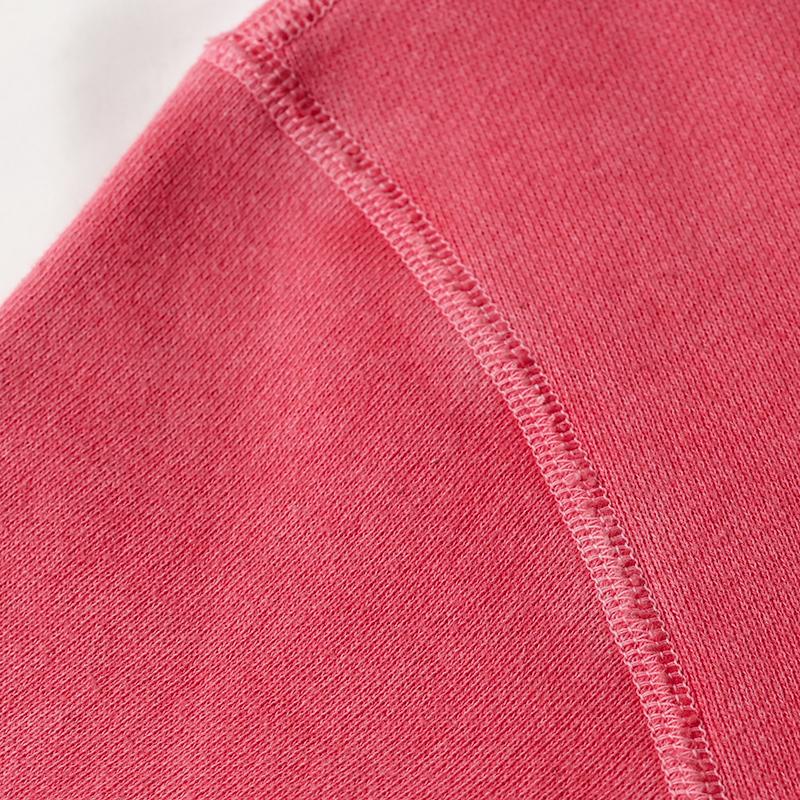 BARNS/バーンズ はめ込み両Vガゼット スウェット　ピグメントダイ【Pigment Dye】