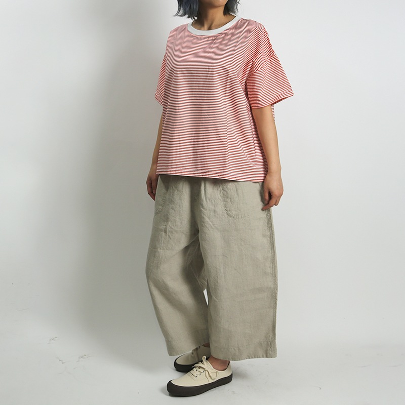 ナチュラルランドリー NATURAL LAUNDRY/ナチュラルランドリー 60先染めリネンマリン