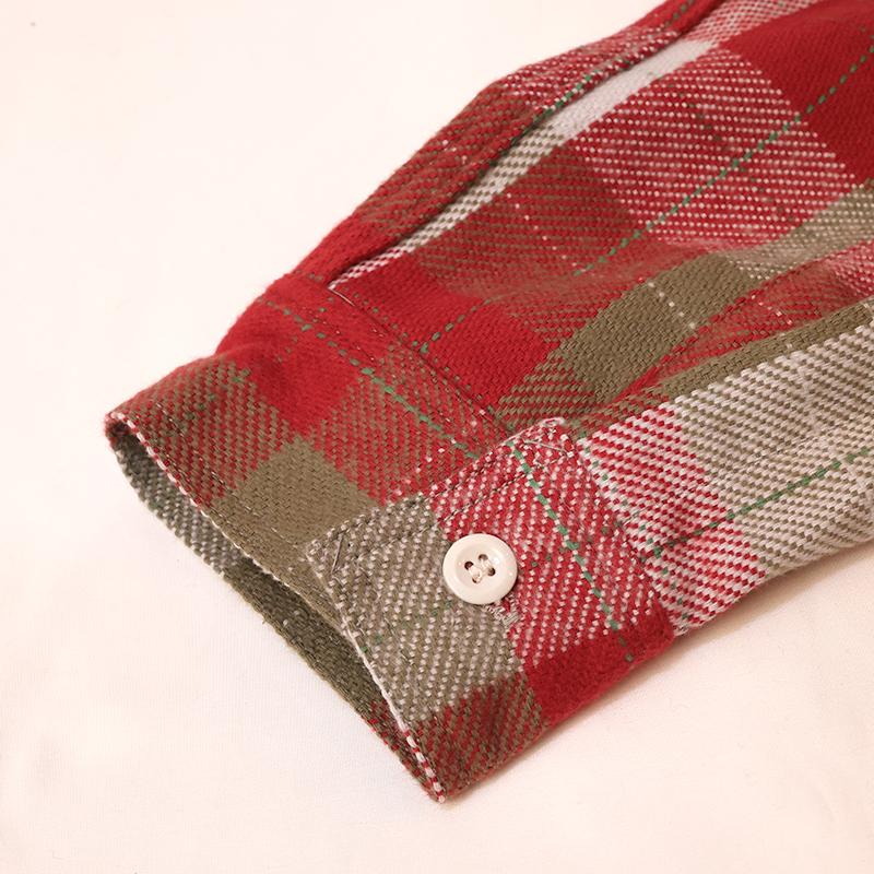 WAREHOUSE/ウエアハウス フランネルシャツ Lot.3104 E柄 NON WASH