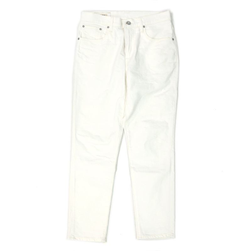 DMG ディーエムジー ストレッチアンクルデニムホワイト