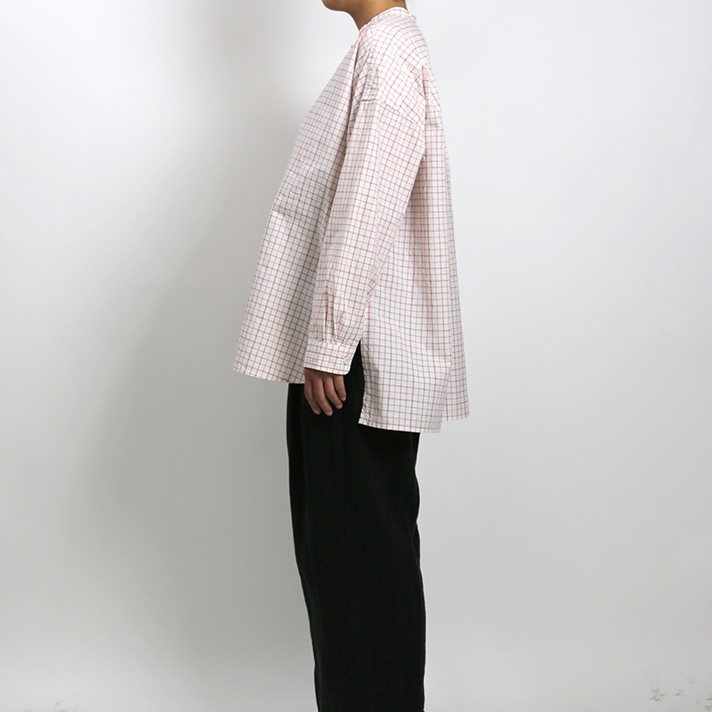 NATURAL LAUNDRY/ナチュラルランドリー  タイプライターラウンドシャツ NATURAL LAUNDRY/ナチュラルランドリー タイプライターラウンド