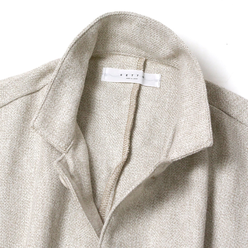 SETTO  マーケットジャケット　MARKET JACKET  ベージュ SETTO｜マーケットジャケット MARKET JKT オーバーサイズ コート