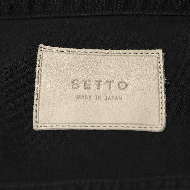 SETTO （セット） DENIM JACKET 1st type/デニムジャケット ブラック＆インディゴ ファーストタイプ