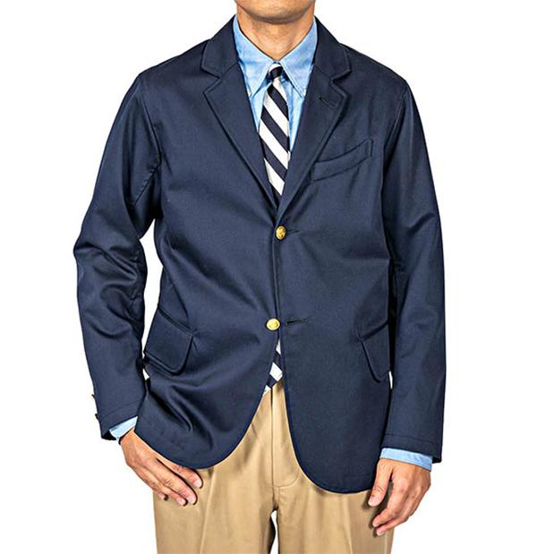 WORKERS/ワーカーズ　Moonglow Blazer, Wrinkle-Resist Chino, Navy