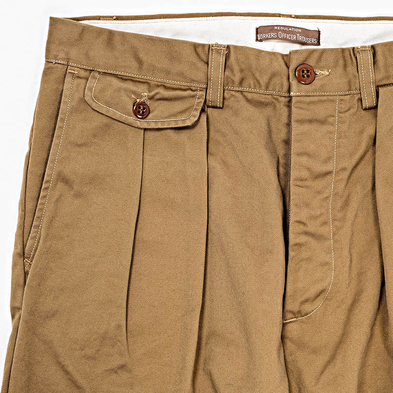 WORKERS/ワーカーズ/Officer Trousers, 2 Tuck