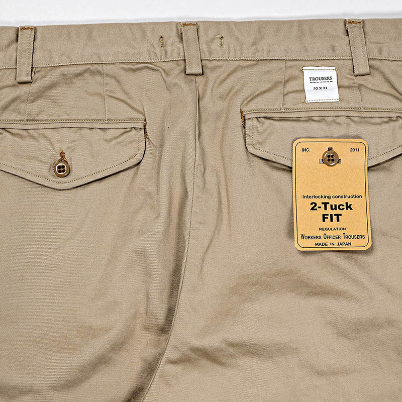 WORKERS/ワーカーズ/Officer Trousers, 2 Tuck
