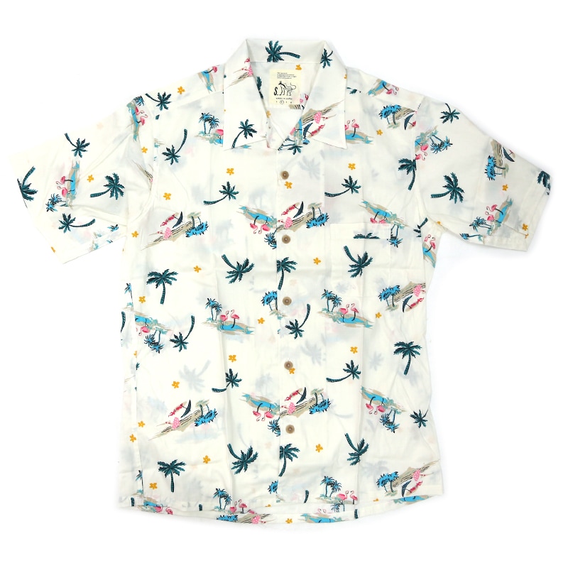 Sharkey's/シャーキーズ フラミンゴアロハシャツ 71029