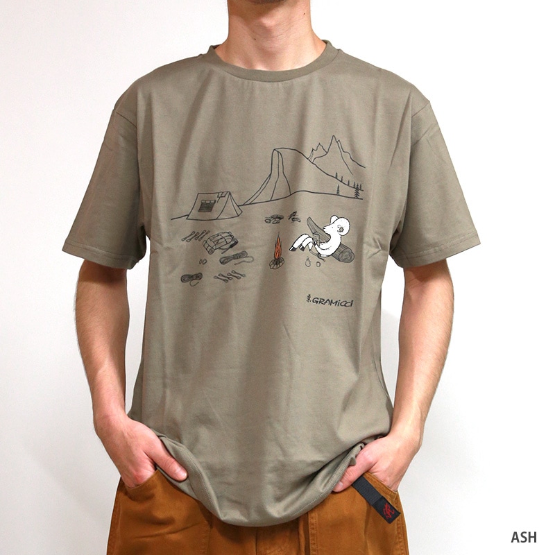 GRAMICCI/グラミチ ジョナス・クレアッソン リーディング Tシャツの