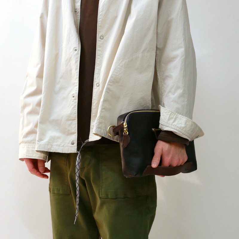 NELD ネルド イタリア産フルタンニンレザークラッチ/ボディ(MILLシリーズ)