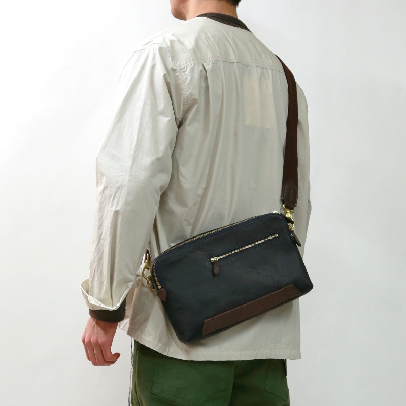 NELD ネルド イタリア産フルタンニンレザークラッチ/ボディ(MILLシリーズ)