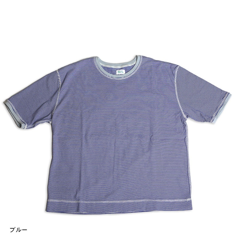 NATURAL LAUNDRY/ナチュラルランドリー トリムボーダーTシャツの
