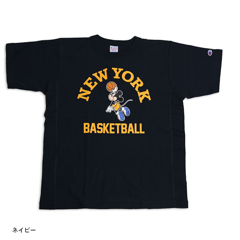 Chmpion/チャンピオン リバースウィーブ半袖Tシャツ MICKEY MOUSE/ミッキー NEW YORK