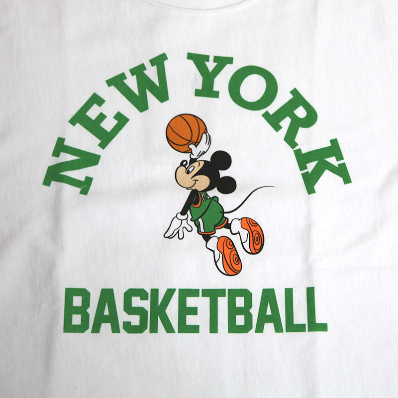 Chmpion/チャンピオン リバースウィーブ半袖Tシャツ MICKEY MOUSE/ミッキー NEW YORK