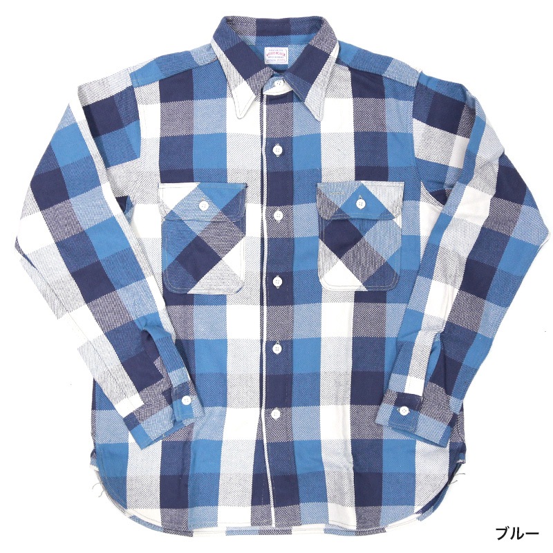 WAREHOUSE ウエアハウス ネルシャツ 40 L WAREHOUSE（ウエアハウス） 