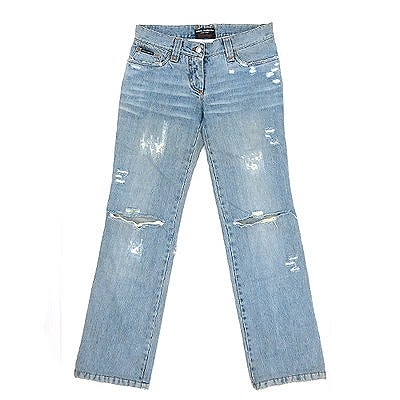 DOLCE&GABBANA デニムパンツ 40 ドルチェ&ガッバーナ（DOLCE&GABBANA）ブルーデニムパンツ 40 ☆ 2355
