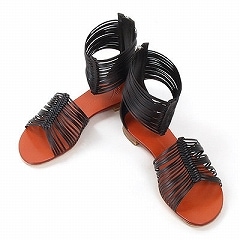 ジュゼッペザノッティ　ビジューサンダル ジュゼッペザノッティ（GIUSEPPE ZANOTTI）茶サンダル 34 1/2