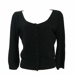 フォクシー(FOXEY)黒カーディガン 38 ☆ 8392-20131114-007