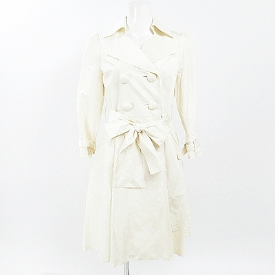 レッセパッセ(LAISSE PASSE)白シルクコート ☆ 20111226-015