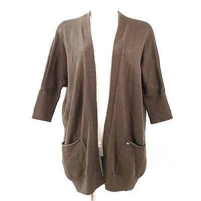 お値下げ！フォクシーニューヨーク(FOXEY NY)濃モカカーディガン