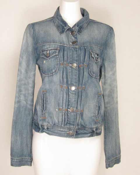 J.Crew デニムジャケット ライトブルー ジェイクルー（J.CREW）ブルーデニムジャケットGジャン S