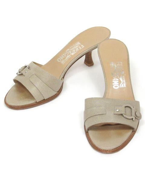 �ե��饬�� FERRAGAMO �١����� �ߥ塼�� 7C